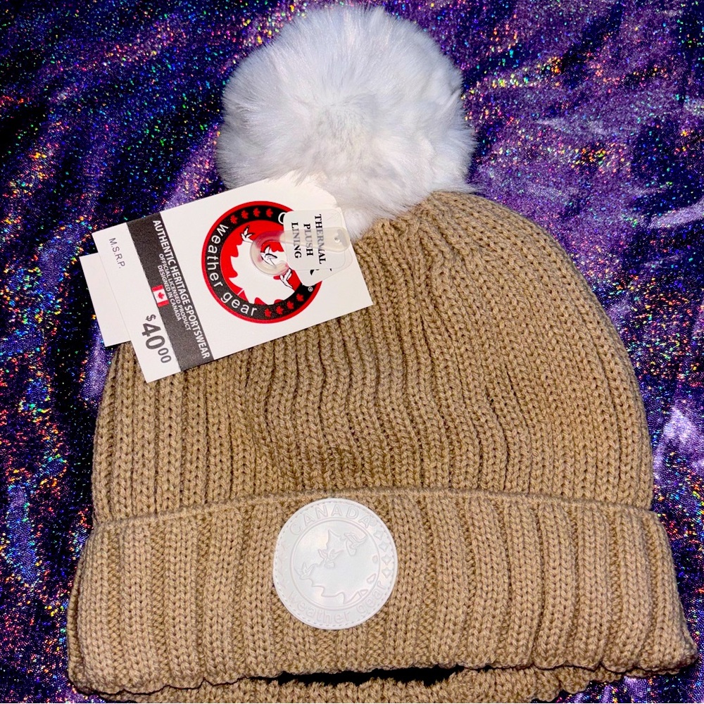 Canada Knitted Beanie Hat